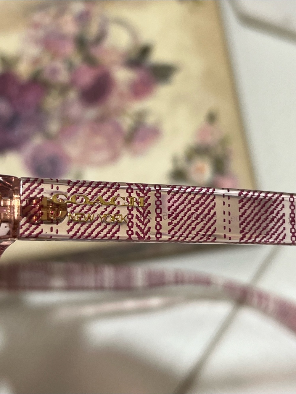 COACH Aria Garnet Sunglasses - Picture 5 of 6